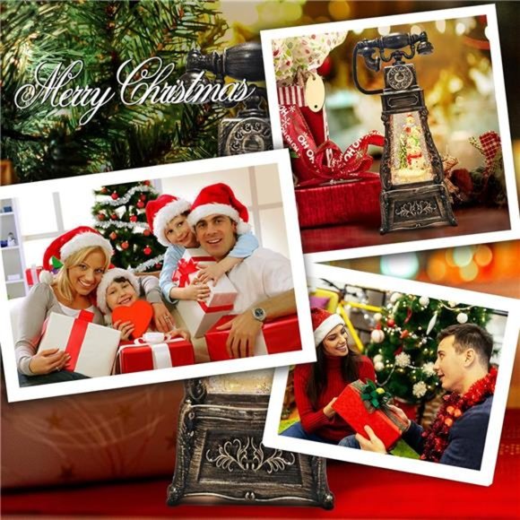 Christmas Snow Glob, Musical Snow Globe, Lighted Snow Globe - Picture 7 of 7